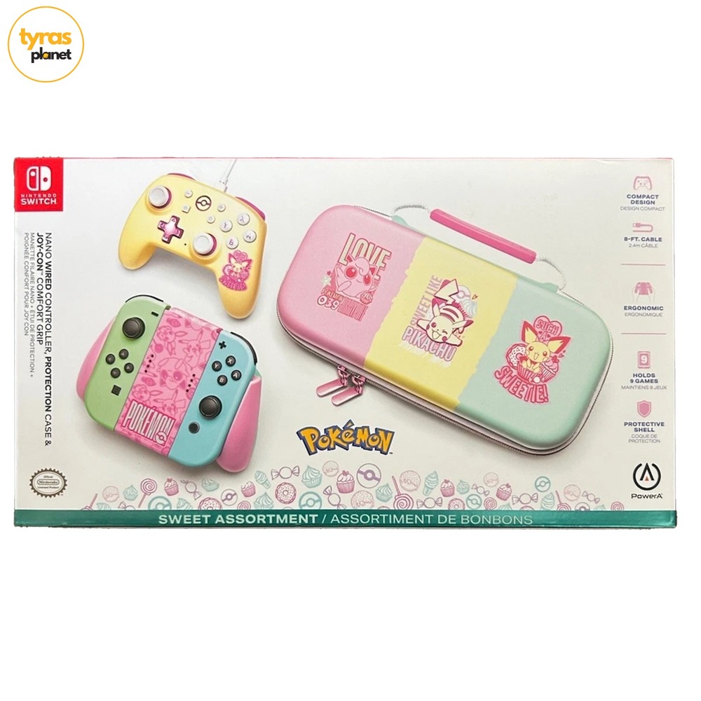 PowerA Pokemon Nintendo Switch Nano Wired Controller Case Comfort Grip 87742156